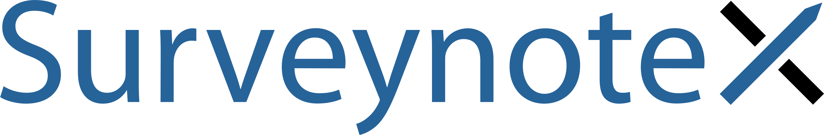 [試用版]SurveynoteX ロゴ